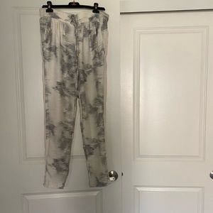 Iro silk black and white pants